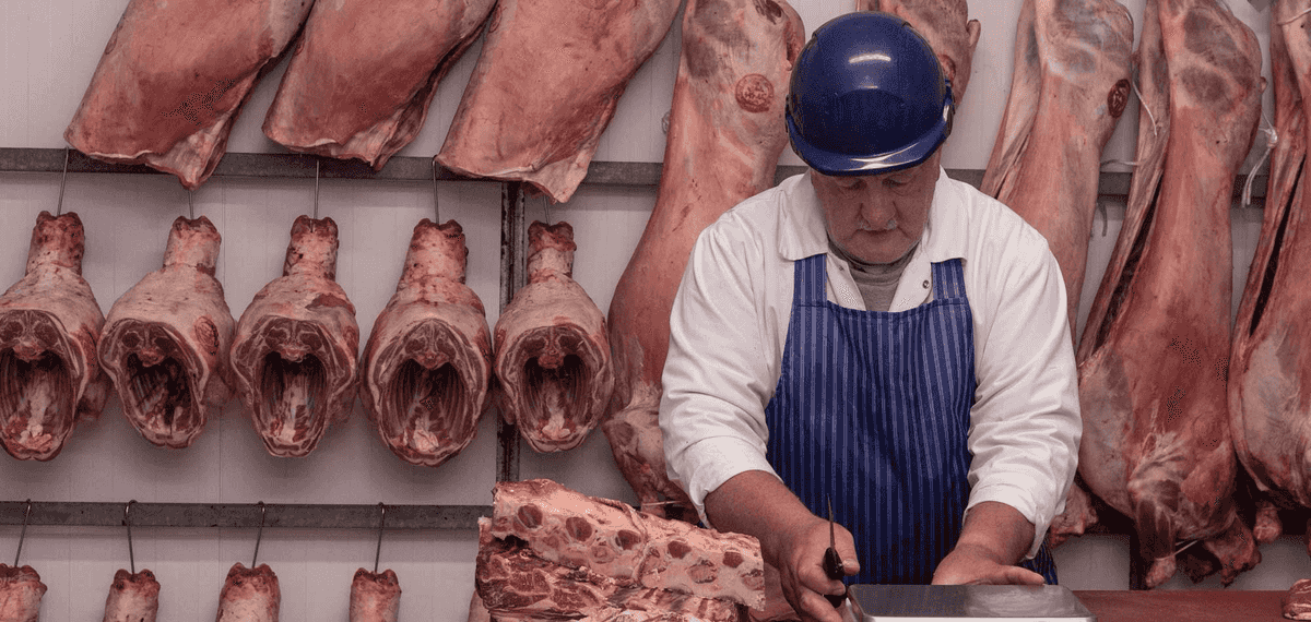 Midland Foods cutting room